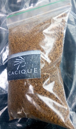 развесной якобс монарх(аналог) бразильский сублимированный кофе CACIQUE 100гр.-4. . фото 2