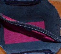 Furla "Divide-It"  leather, navy blue

Великолепная сумка в гладкой сафьяновой. . фото 9