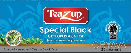 Чай пакетированный цейлонский чёрный TeaZup special Blak  25х2
TeaZup special B. . фото 1