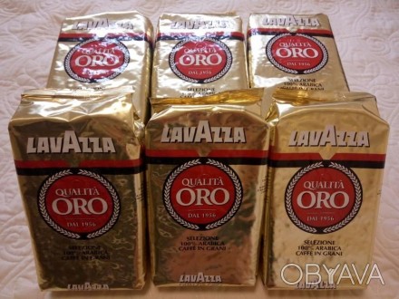 Кофе в зернах Lavazza Qualita Oro (Лаваца Квалита Оро) для внутреннего рынка Ита. . фото 1