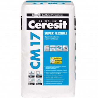 Клеевой состав Ceresit CM-17 представляет собой сухую строительную смесь на осно. . фото 2