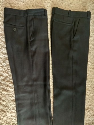 Продам школьные брюки черного цвета в хорошем состоянии. 
1) слева, длина 84 см. . фото 6