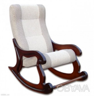 Кресло качалка"Оскар" изготовлено (основной видимый каркас) МДФ, перемычки и вну. . фото 1