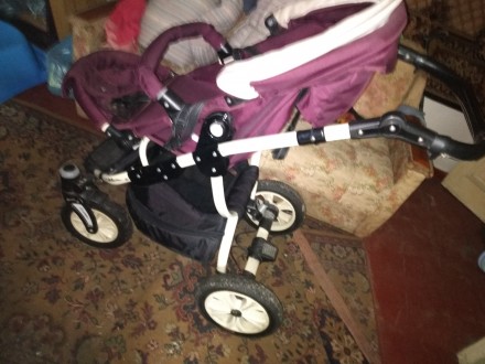 Продам детская коляску LONEX в хорошем состоянии, все рабочее, цвет не выгоревши. . фото 2