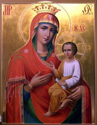 Прежде всего это иконы Спасителя нашего Иисуса Христа и Пресвятой Девы Марии Бог. . фото 3