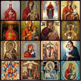 Прежде всего это иконы Спасителя нашего Иисуса Христа и Пресвятой Девы Марии Бог. . фото 2