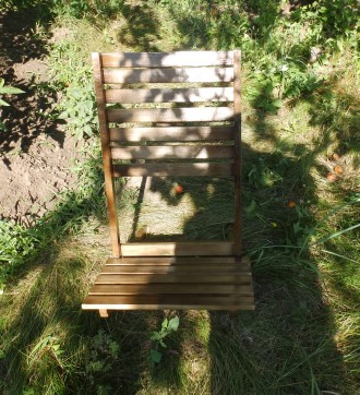 Стул-кресло (шезлонг) раскладной (натуральное дерево), очень удобная и расслабля. . фото 3