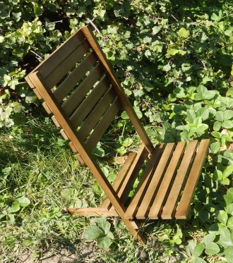 Стул-кресло (шезлонг) раскладной (натуральное дерево), очень удобная и расслабля. . фото 2