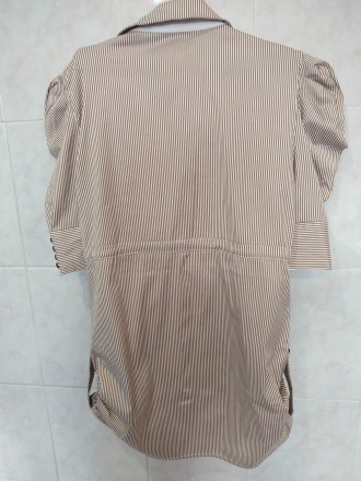 Блузка для девочки 13-14 лет с коротким рукавом в школу. Блузка удлиненная хорош. . фото 5