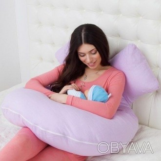 Новые подушки для беременных и кормящих.Форма подушки "U" Общая длина 260см. (по. . фото 1