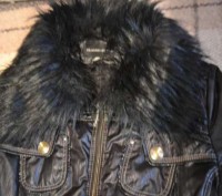 Куртка зимняя, цвет черный, искусственный мех енота (отстёгивается), фасон приле. . фото 2