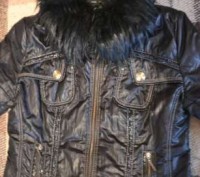 Куртка зимняя, цвет черный, искусственный мех енота (отстёгивается), фасон приле. . фото 5