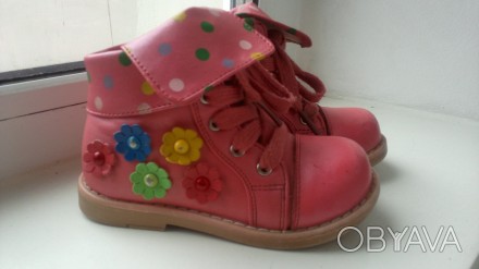 Демисезонные ботиночки для девочки 
ТМ Шалунишка

Продам демисезонные ботиноч. . фото 1