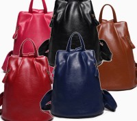 Стильные женские рюкзаки из натуральной кожи высокого качества. Модель 2016 г. Ц. . фото 3