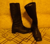 Продам кожаные зимние ботинки, б/у, размер 39, в средине шерсть, состояние хорош. . фото 2
