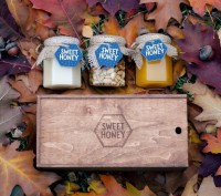 Компанія Sweet Honey пропонує медові подарунки - подарункові набори, баночки мед. . фото 2