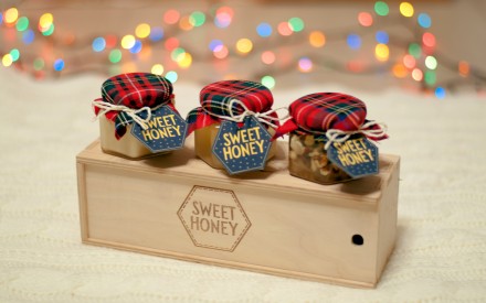 Компанія Sweet Honey пропонує медові подарунки - подарункові набори, баночки мед. . фото 10