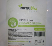 Спирулина* в порошке от NutriVita (США) - это высококачественная порошковая орга. . фото 2