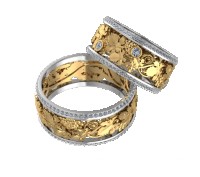 Обручальные кольца на заказ золото 585 пробы. 1 грамм - 1400 грн. Изготовляем юв. . фото 2