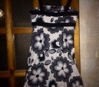 Новое платье с акварельными цветами из плотного хлопка( можно одеть без нижнего . . фото 3