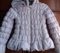 Куртка для девочки , в идеальном состоянии , змейки все рабочие, бледно- розовог. . фото 2