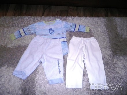 Продам детскую пижаму на 1,5 - 3 лет: - домашние штаны и рубашки: по 20 грн. Про. . фото 1