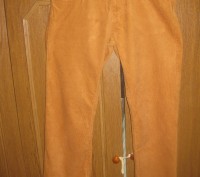 Горчичные мужские вельветовые джинсы фирма Esprit размер 34 на 52-54 полуобхват . . фото 2