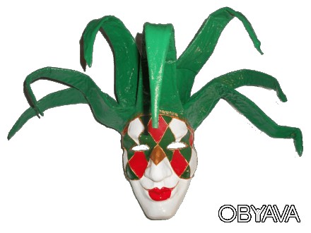 Венецианская маска папье-маше Джокер ручной работы под заказ.
Расцветку можно и. . фото 1
