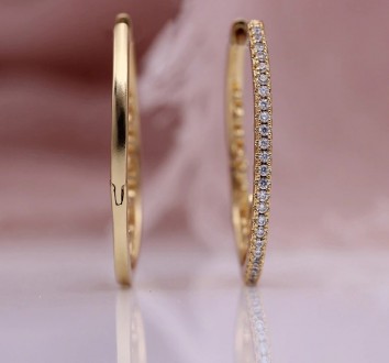 Материал ювелирный сплав
Покрытие розовое золото
Вставка кристаллы
Размер 27*2 м. . фото 3