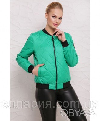 Модная женская куртка код 9628(РА), Цвета в ассортименте фиолетовый,хаки,электри. . фото 1