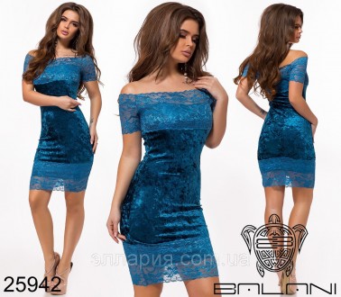 платье вечернее арт 543 бархат,кружево 42-44,44-46 синий,черный,пудра,бордо,морс. . фото 2