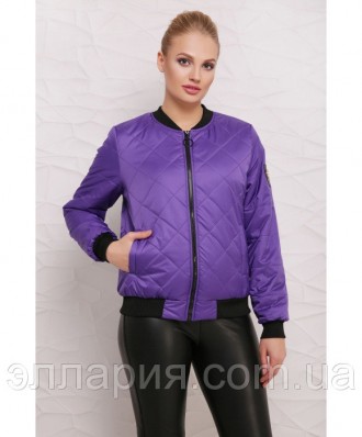 Модная женская куртка код 9628(РА), Цвета в ассортименте фиолетовый,хаки,электри. . фото 8