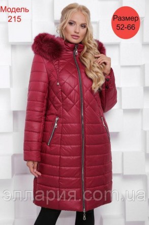 Зимняя женская куртка Код Вест-215, Размерный ряд 52,54,56,58,60,62,64,66 Цвета . . фото 2