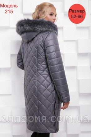 Зимняя женская куртка Код Вест-215, Размерный ряд 52,54,56,58,60,62,64,66 Цвета . . фото 2