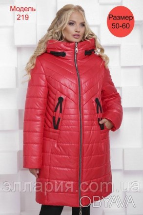 Зимняя женская куртка
Код Вест-219,
 Размерный ряд 50,52,54,56,58,60
Цвета в асс. . фото 1