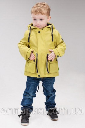 Детская куртка парка для мальчика код Модник 
Цвета в наличии красный, синий,жел. . фото 2