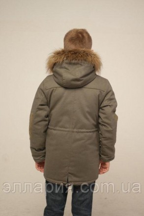 Детская куртка парка для мальчика
Код Грант, 
Цвета в наличии хаки, синий,серый
. . фото 3