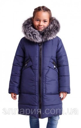 Теплая зимняя куртка парка для девочки
Код Элиза (Ю),
Цвета в наличии - красный,. . фото 3