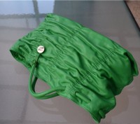 Furla Carmen Arriccio Green Leather Ruched Tote Handbag
Retail $498

Потрясаю. . фото 8