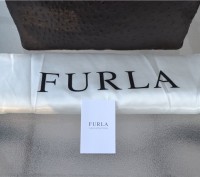 FURLA 'New Appaloosa' Shopper Tote COFFEE Ostrich Embossed Leather
retail : $42. . фото 12