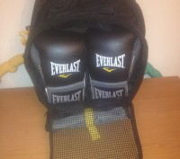 Боксерский рюкзак everlast,новый,отличная вместительность,отдел для перчаток про. . фото 6