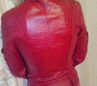 Шикарная кожаная куртка GROTTO сollection, Размер - XS Замеры: ширина под руками. . фото 3