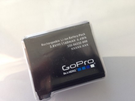 Аккумулятор для GoPro HERO 4 

В продаже новые аккумуляторные батареи для экши. . фото 5