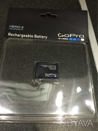В продаже новые аккумуляторные батареи для экшн камер GoPro HD Hero 4, Hero4
Ем. . фото 1