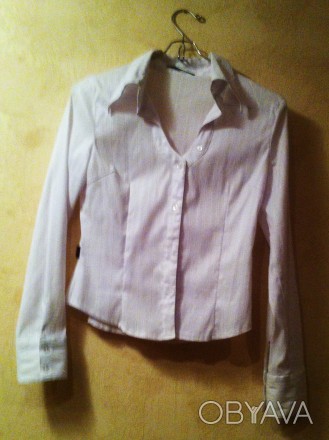 Блузка женская белая новая, 36 размер, специально для красивой девушки.. . фото 1