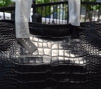 Furla black croc embossed leather 'New Appaloosa' shopper tote

Классическая и. . фото 5