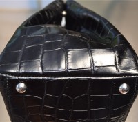 Furla black croc embossed leather 'New Appaloosa' shopper tote

Классическая и. . фото 10