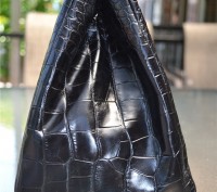 Furla black croc embossed leather 'New Appaloosa' shopper tote

Классическая и. . фото 9