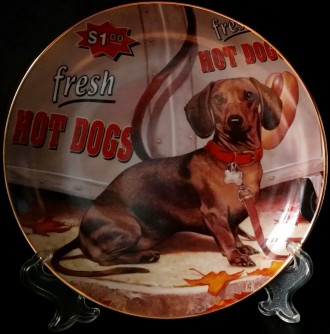 Отличный подарок немецкая фарфоровая тарелка с видом собаки. Идеальный подарок б. . фото 5