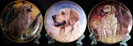 Отличный подарок немецкая фарфоровая тарелка с видом собаки. Идеальный подарок б. . фото 1